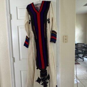 Elegant Ethiopian & Eritrean Habesha Dress | Traditional Handwoven Kemis US Sz 8